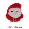 Unique Bargains Christmas Brooches Curly Santa Claus Plush Red White 1 Pc - 3 of 4
