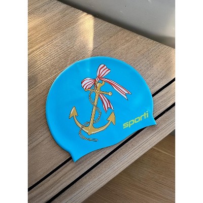 Sporti x Emma Weyant Anchor Silicone Swim Cap