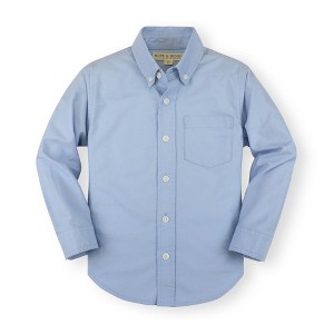 Hope & Henry Boys'  Cotton Long Sleeve Oxford Button Down Shirt, Infant - 1 of 4