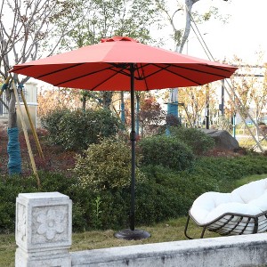 Kumasinova 15 FT Outdoor Umbrella with Crank,Double-Sided Rectangle Patio Umbrella,Market Umbrella for Garden,Pool&Beach - 1 of 4
