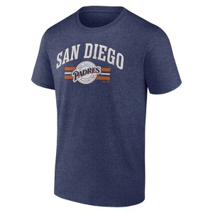 MLB San Diego Padres Men's Bi-Blend Short Sleeve T-Shirt - 1 of 3