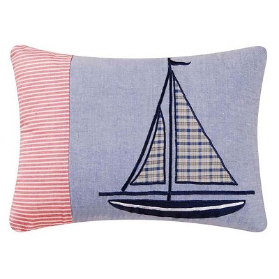 C&F Home Sailboat Pillow