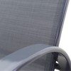 Courtyard Casual Santa Fe Alum Sling Loveseat Glider - 3 of 4