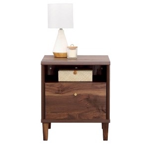 Sauder Willow Place Night Stand Grand Walnut - 1 of 4