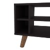 FM FURNITURE Bouse Coffee Table with Open Storage,Wengue - 4 of 4