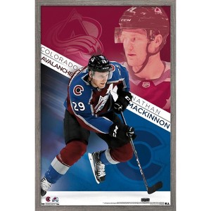 Trends International NHL Colorado Avalanche - Nathan Mackinnon Framed Wall Poster Prints - 1 of 4