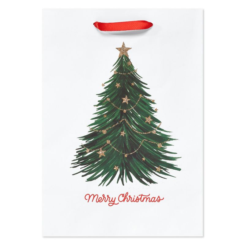 Medium 10&#34; Christmas Tree Christmas Gift Bag, 3 of 6