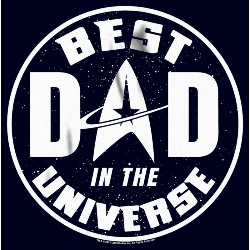 Men's Star Trek: The Next Generation Best Dad In The Universe T-Shirt, 2 of 6