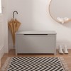 TopComfy Decorative Storage Cabinets Toy Organizer with Safety Lid for Kids Room Nursery, Gray, 31.5"*13"*16.7" - 2 of 4