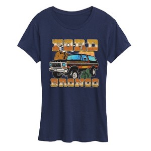 Women's - Ford - Vintage Bronco Desert Short Sleeve Graphic T-Shirt - 1 of 4
