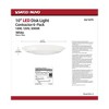 Nuvo Lighting 1 - Light Flush Mount in  White - 4 of 4