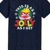 Men's - Inside Out 2 - Anger This Is As Jolly As I Get Short Sleeve Graphic T-Shirt - 2 of 4