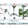 Acekool Prelit Green North Valley Spruce Tree, Artificial Pine with Stand, Two Lighting Effects, Indoor Holiday Decoration - 4 of 4
