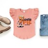 SmileyWorld Cutie Pie Pumpkin Pie - Flutter Sleeve Graphic T-Shirt - 2 of 4