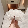 Women Floral Satin Small Purse Women Evening Bag Flower Bride Floral Purse Women Evening Clutch Bag Women Rose Clutch Evening Bag With Chain - 2 of 3