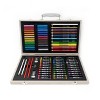 136pc Draw + Color + Paint Art Set In Wood Case - Art 101 : Target