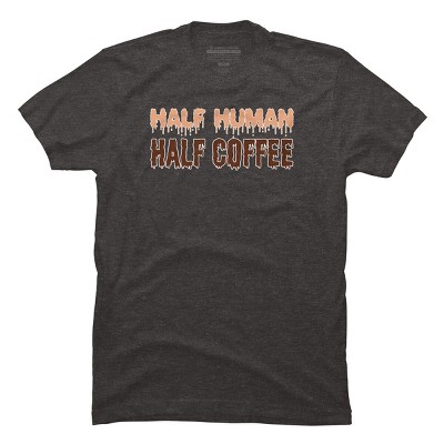 Men's Design By Humans Funny Halloween Costume For Coffee Addicts By TeeShirtMadness T-Shirt