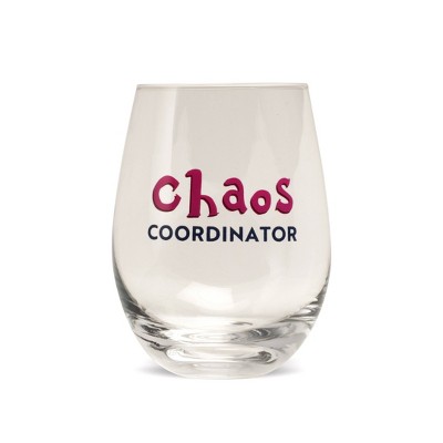 Horizon Group Stemless Wine Glass Chaos Coordinator 17 fl oz
