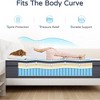 QingMoon Mattress in a Box, Hybrid Cooling Gel Memory Foam and Diamond Innerspring Mattress, Pressure Relief and Motion Isolation for Bedroom - 4 of 4