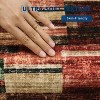 Washable Modern Geometric Rug Non Slip Low Pile Rug Contemporary Floor Cover Foldable Indoor Carpet for Living Room Bedroom Playroom Office - 3 of 4