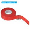 Unique Bargains PVC Non-Adhesive Flagging Tapes for Trail Outdoor 2 Pcs Red 1" x 147 ft - 2 of 4