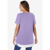 Woman Within Women's Plus Size Layered-Look Tunic - 3 of 4