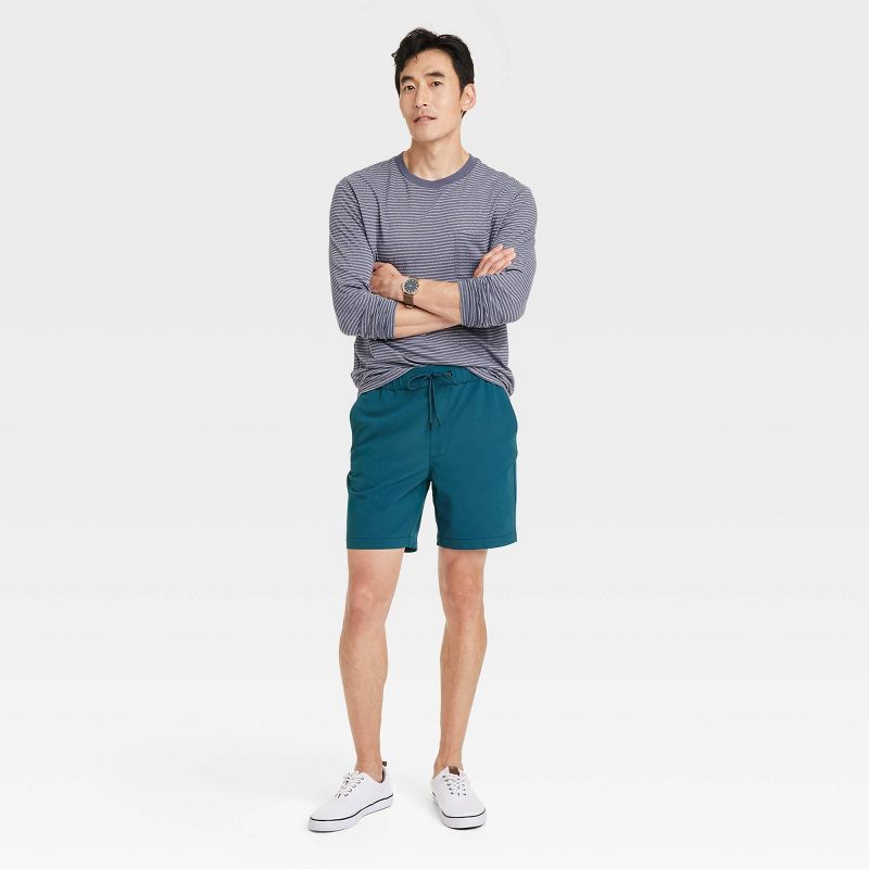 Men's 7" Woven Tech E-Waist Pull-On Shorts - Goodfellow & Co™, 4 of 5