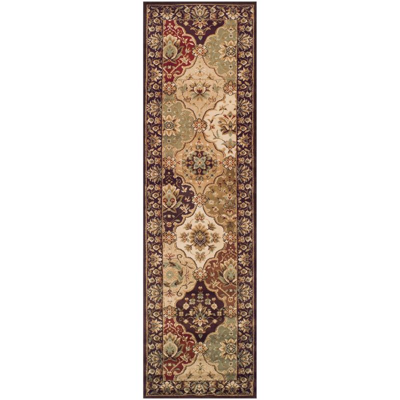 Traditional Ornamental Floral Formal Indoor Area Rug or Runner by Blue Nile Mills, 1 of 4