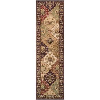 Traditional Ornamental Floral Formal Indoor Area Rug or Runner by Blue Nile Mills