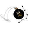 Emporia State University Secondary Logo Mini Small Tiny Wood Christmas Tree Holiday Ornament - 4 of 4