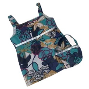 Doll Clothes Superstore Earth Tone Print Sundress With Purse Fits 15-16 Inch Baby And Cabbage Patch Kids - 1 of 4