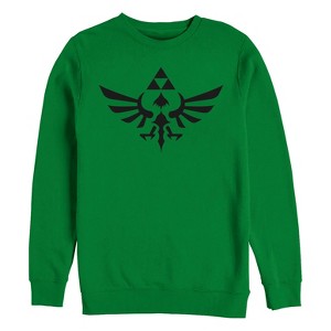 Men's Nintendo Legend of Zelda Triforce Sweatshirt - 1 of 3