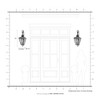 Livex Lighting Adams 3 - Light Wall Light in  Black/Brushed Nickel - 4 of 4