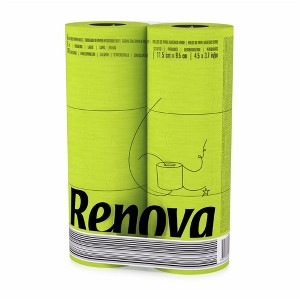 Roll-Lux Premium Soft 3-Ply 140-Sheet Lime Green Toilet Paper Rolls - 1 of 4