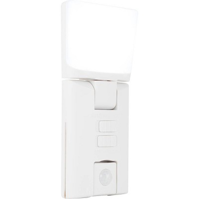 Energizer 65 Lumens Swivel Head Security Motion Sensing LED Outdoor Wall Light White