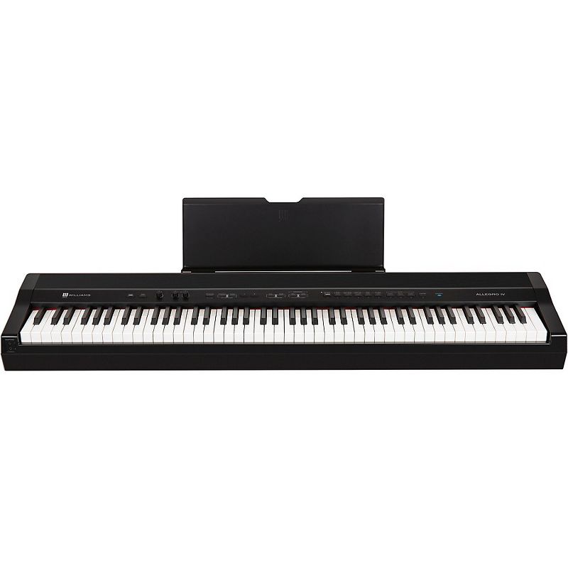Williams Allegro IV 88-Key Digital Piano With Bluetooth and Sustain Pedal Black, 1 of 7