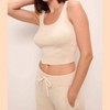 Women's Recycled Sweater Cropped Tank - Eberjey XS - 2 of 2