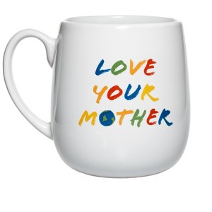 Amici Home Love Mother Coffee Mug, 20 Ounce White Ceramic Mug, Novelty Coffee Mug, Microwave and Dishwasher Safe - 1 of 4
