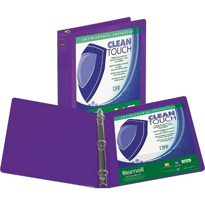 Samsill Clean Touch 3 Ring View Binder Protected 17368/17268