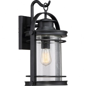 Quoizel Lighting Booker 1 - Light Sconce in  Mystic Black - 1 of 4