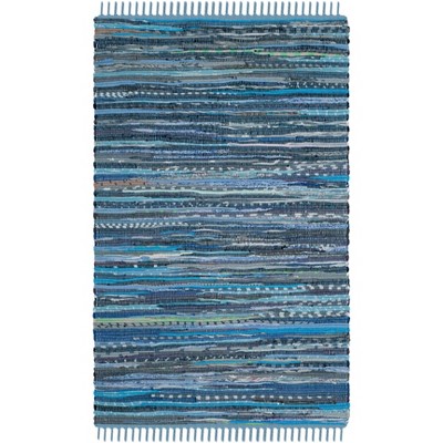 Rag Rug RAR127 Hand Woven Indoor Rugs - Safavieh