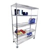 Shelving.com Chrome Wire Cart with 5 Tier Shelves - - image 3 of 3