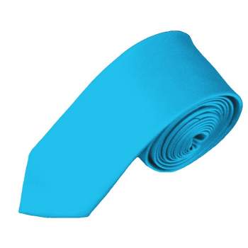 Boy's Solid Color 2.75 Inch Wide And 48 Inch Long Neckties