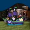Gemmy 9.6 ft Airblown® Blowup Inflatable Large Pirate Ship Scene with LED Lights Outdoor Decoration - Black - 3 of 3