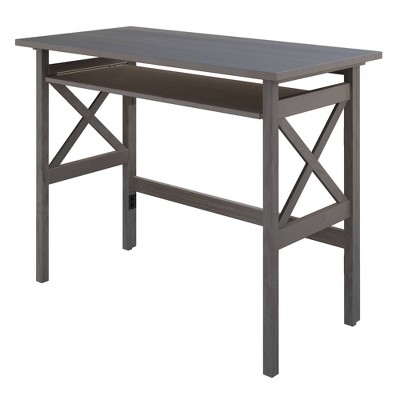 Xander Foldable Desk Oyster Gray - Winsome