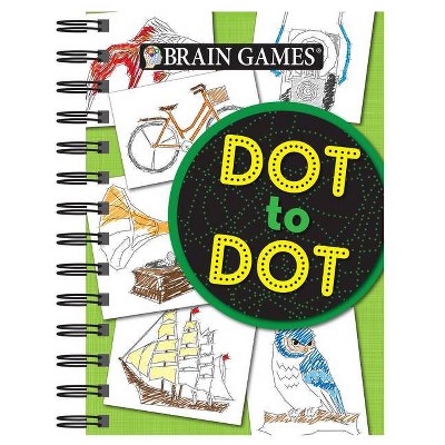 Brain Games Mini - Dot to Dot - by  Publications International Ltd & Brain Games (Spiral Bound)