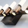 Eurofase Lighting Albany 10 - Light Vanity in  Black/Brass - 3 of 3
