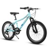 Whisen 20 inch Children's Bicycle, Shock Absorbing Front Fork, 21-Speed, V-brakes, Mountain Tire, Bike for Outdoor Adventure - 4 of 4