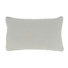 Saro Lifestyle Elegant Embroidered Velvet Swirl Down Filled Pillow, 12"x20", Gray - 2 of 4