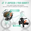Okak 20IN Kids Bike with 7 Speed System, Mountain Bike with Front Suspension, Disc Brake and Rear V-Brake, Toddler Bike for 6-12 Kids - 2 of 4